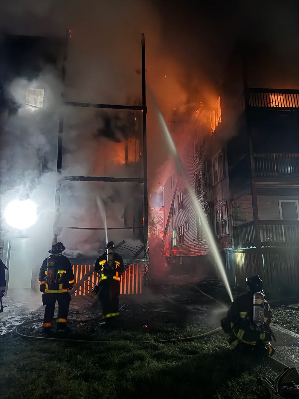 Three-Alarm Fire on Centre Street Displaces More Than 30 Residents post image